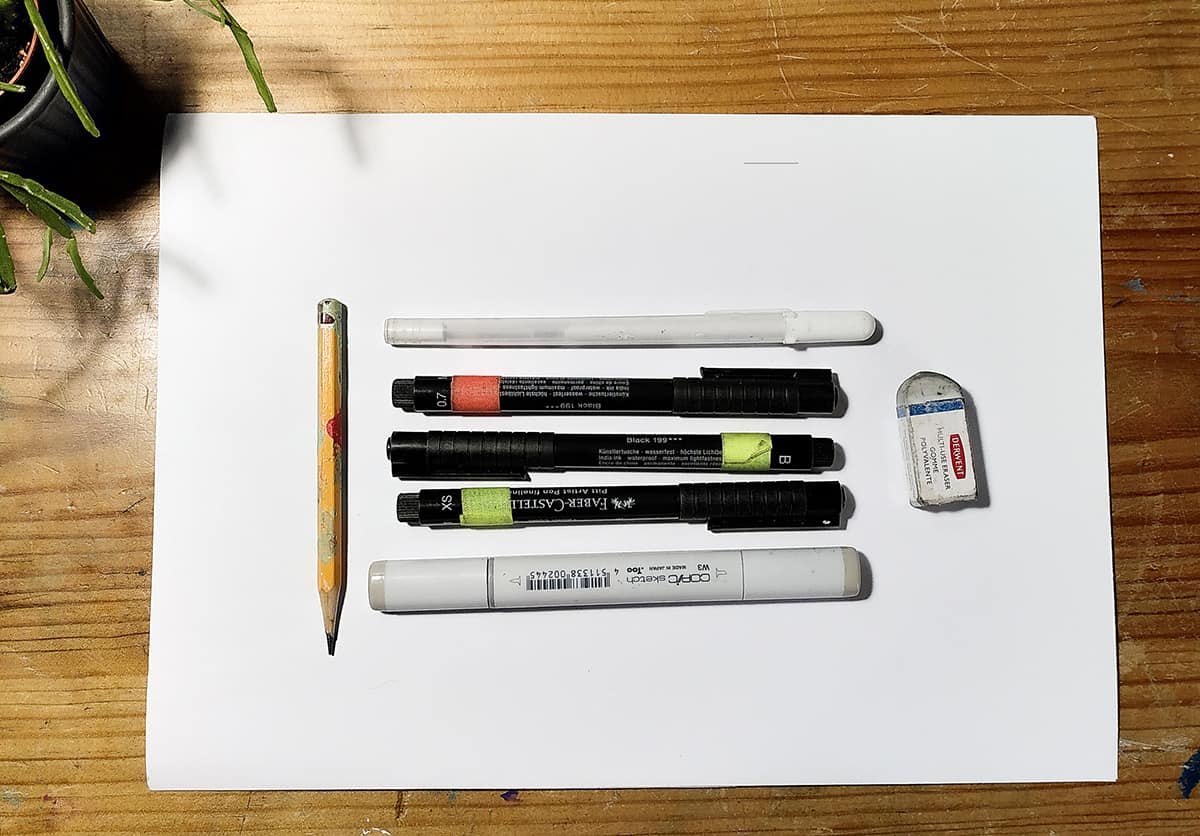 Lápis de Cera para desenho à distância