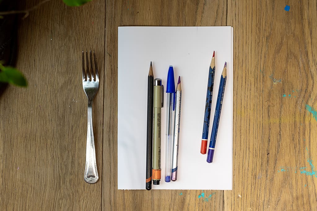 Lápis de Cera para desenho à distância