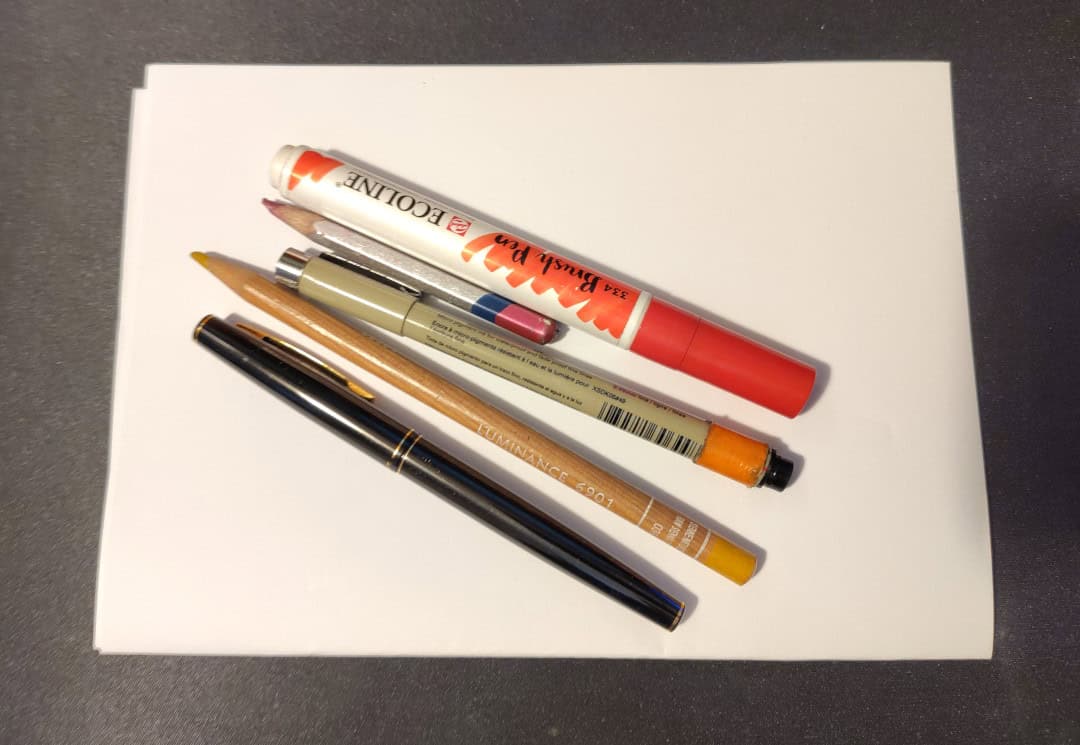 Lápis de Cera para desenho à distância
